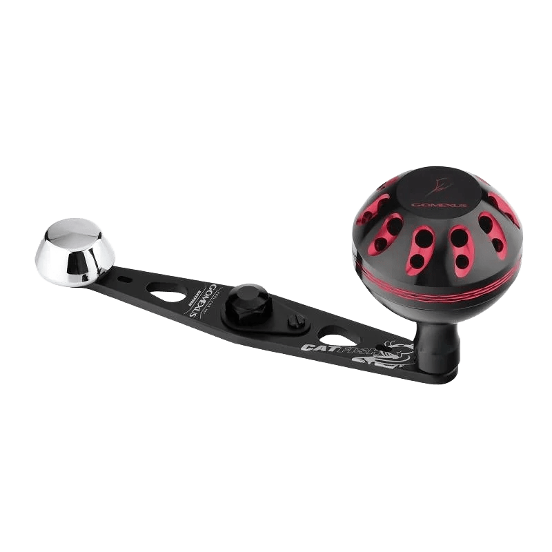 Gomexus Catfishing Handle for Conventional Reel for Abu Ambassadeur Reel Parts Gomexus For Abu 5000-6500 Red 8x5mm 
