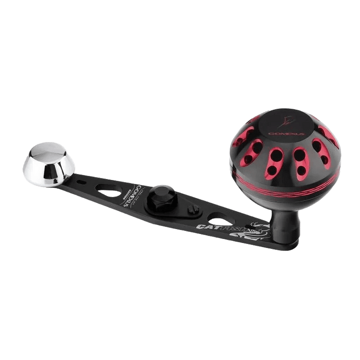 Gomexus Catfishing Handle for Conventional Reel for Abu Ambassadeur Reel Parts Gomexus For Abu 5000-6500 Red 8x5mm 