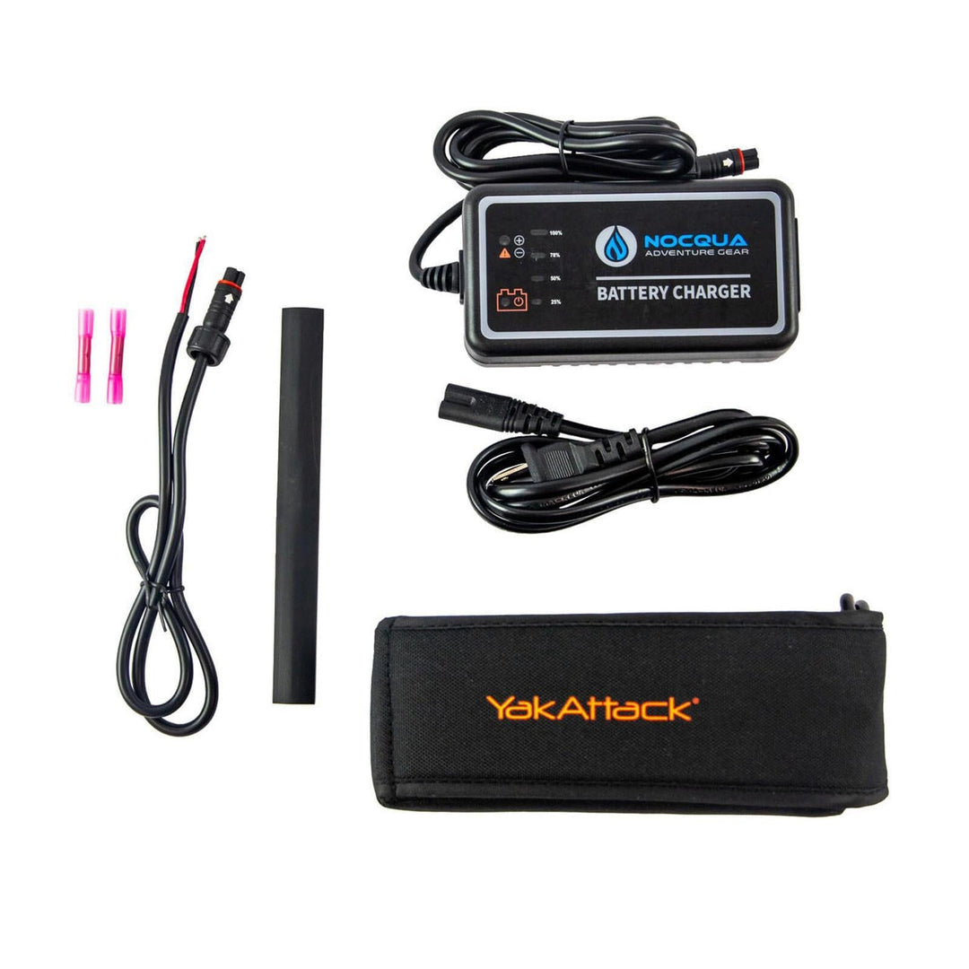 YakAttack - 20Ah Lithium-Ion Battery Power Kit with Charger Line Cutterz 