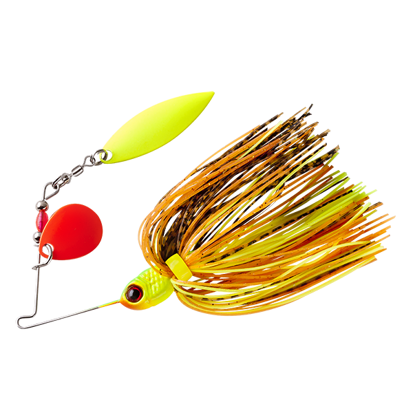 Booyah - Pond Magic Spinnerbait Booyah 3/16oz Firebug Colorado/Willow