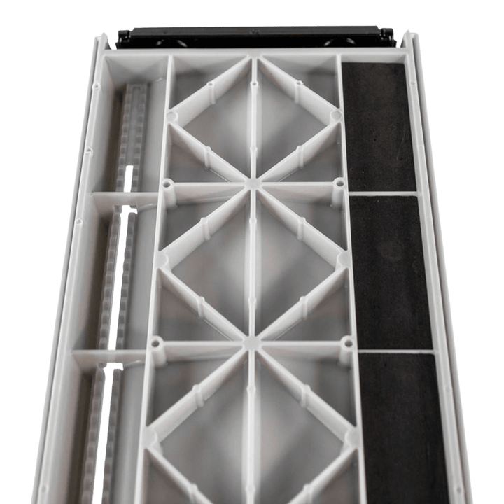 LeaderBoard - 28" Measuring Board with Built-In Identifier Holders and Cull Tabs, Overcast Grey YakAttack 