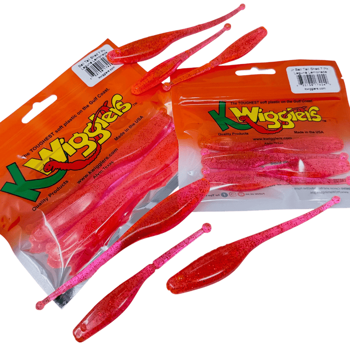 KWigglers Ball Tail Shad 7pk Lure KWigglers Laguna Lemonade 