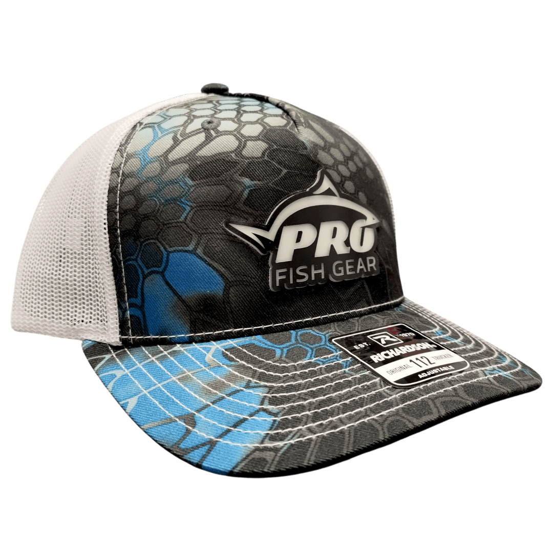 Line Cutterz Glow Pro Fish Gear Kryptek Meshback Snapback Hat Line Cutterz 
