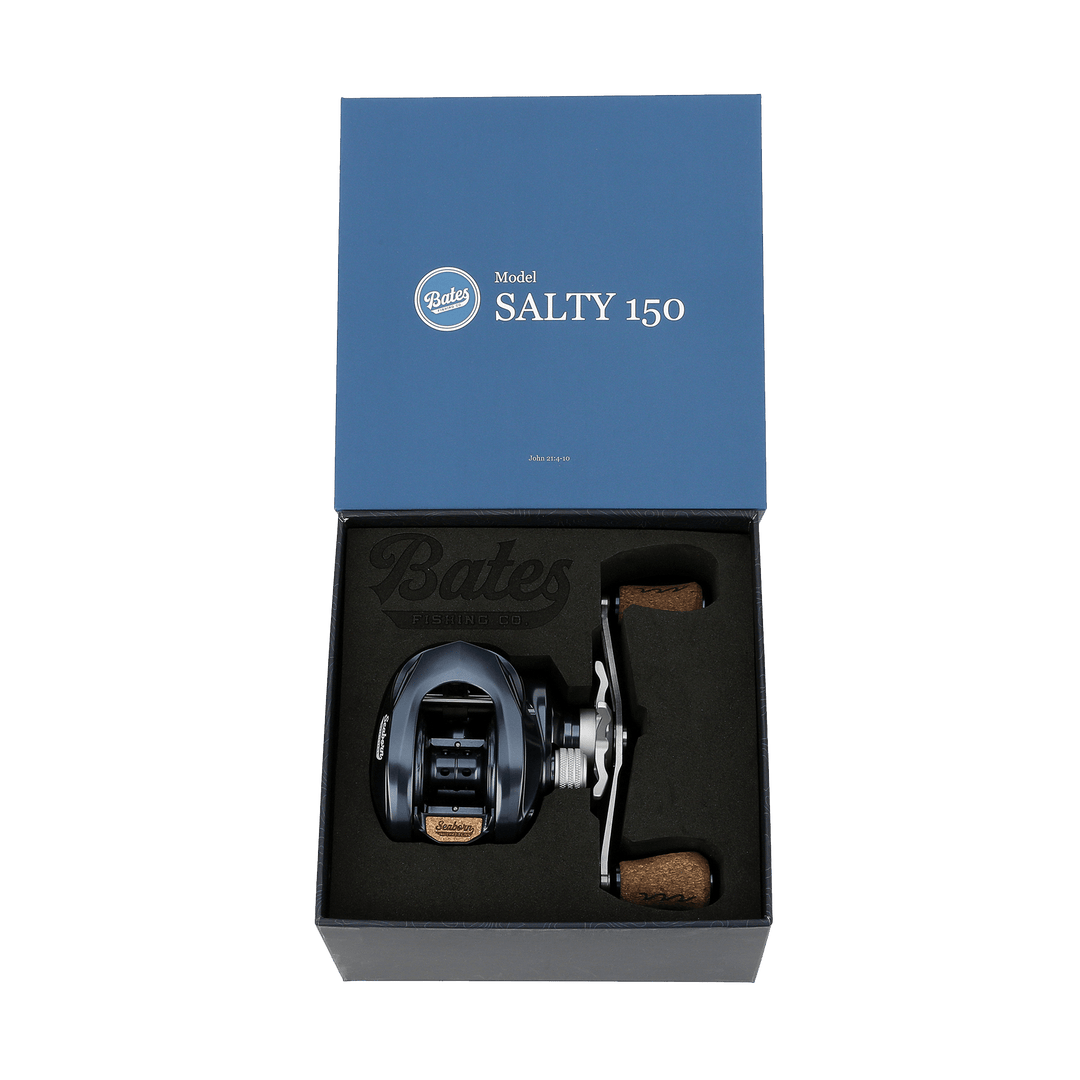 Bates - Salty 150 Low-Profile Baitcast Reel Bates Fishing Co 