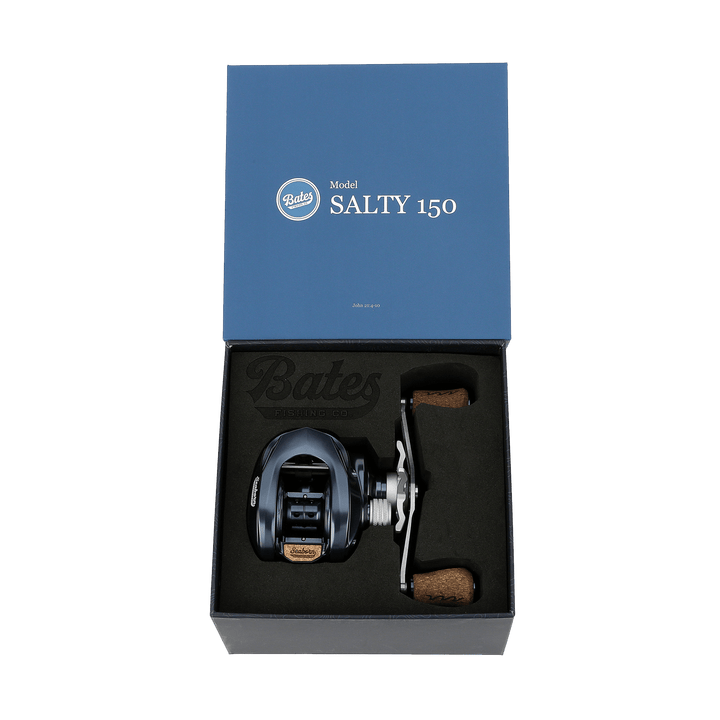 Bates - Salty 150 Low-Profile Baitcast Reel Bates Fishing Co 