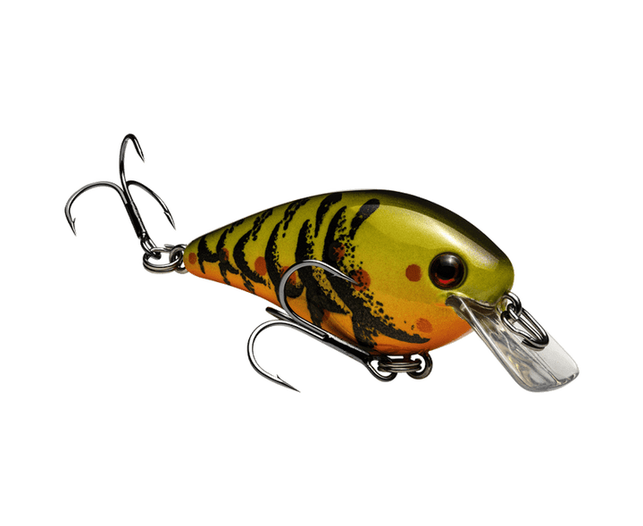 Strike King - KVD Squarebill 1.0 Crankbait Lure Strike King Lure Company Green Pumpkin Craw 
