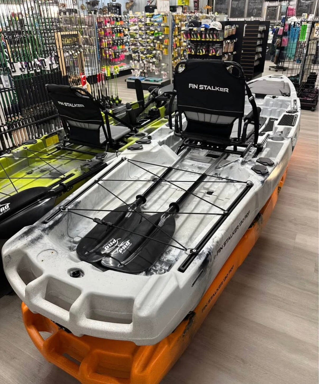 Pro Fish Gear - Fin Stalker 130 Pedal Drive Kayak Kayaks Line Cutterz 