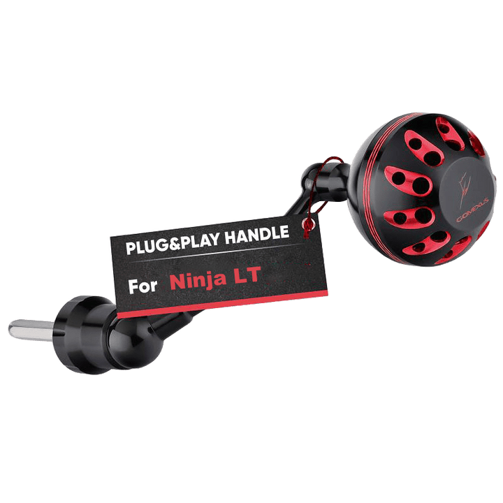 Gomexus Aluminum Handle for Daiwa Legalis LT MSL-L57 Gomexus Ninja LT 57mm Black/Red