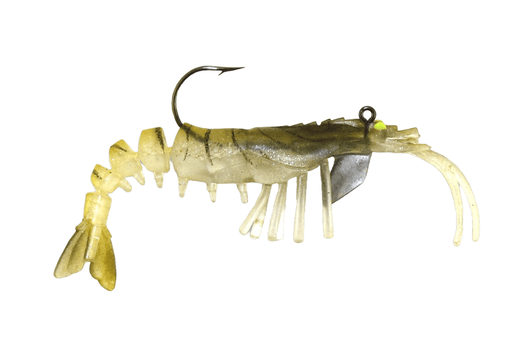 Vudu Shrimp - 2pk Lure Egret Baits 3.25in - 1/4oz Gold 