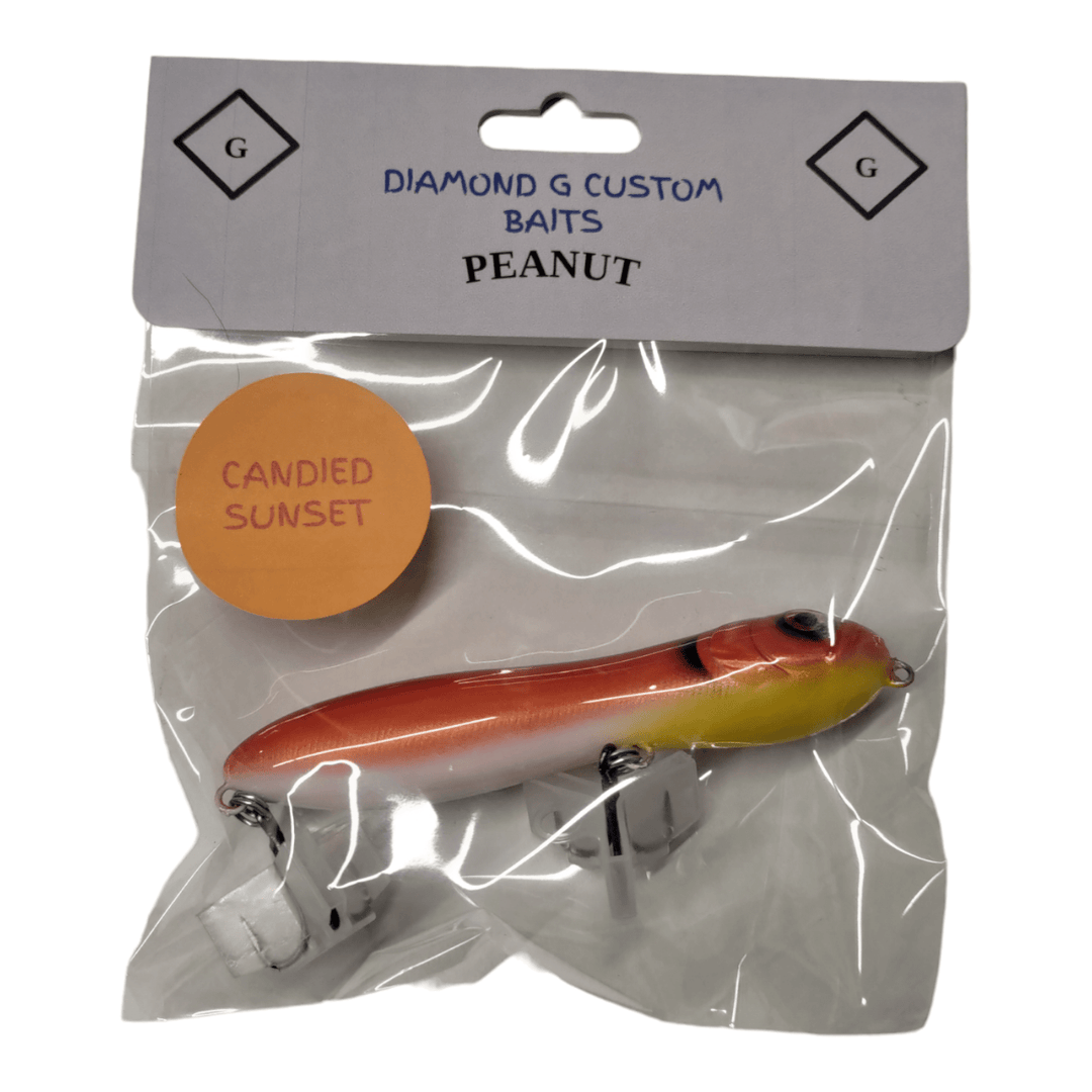 Diamond G Custom Baits - Peanut Diamond G Custom Baits Candied Sunset 