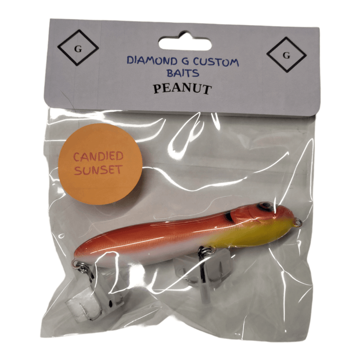 Diamond G Custom Baits - Peanut Diamond G Custom Baits Candied Sunset 