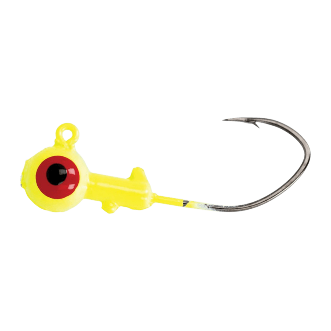 Eagle Claw - Pro-V Ball Head Jig Eagle Claw Chartreuse 1/16oz 