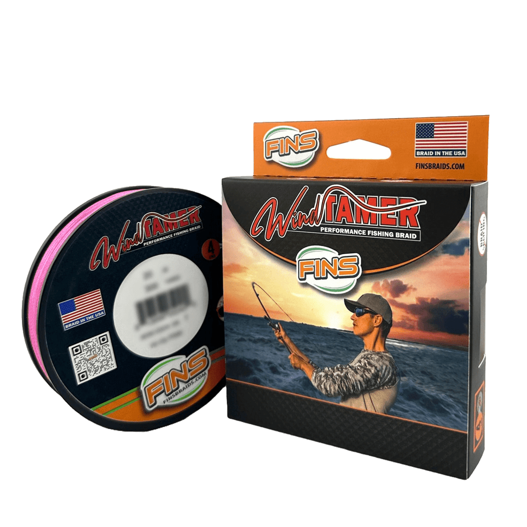 finn braided fishing line FINS Windtamer Braided Fishing Line