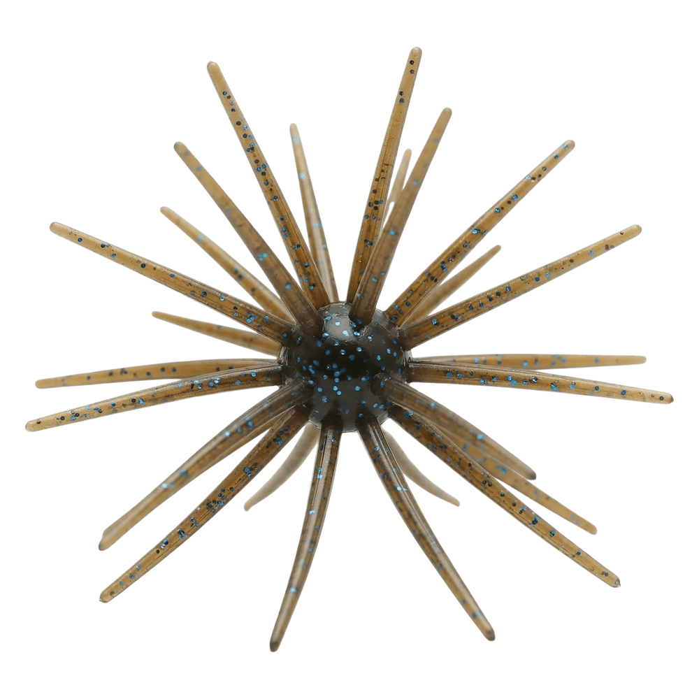 Skinny Bear - Shake'Em Up Urchin Bait Skinny Bear Bass Jigs 19mm Green Pumpkin Oil 