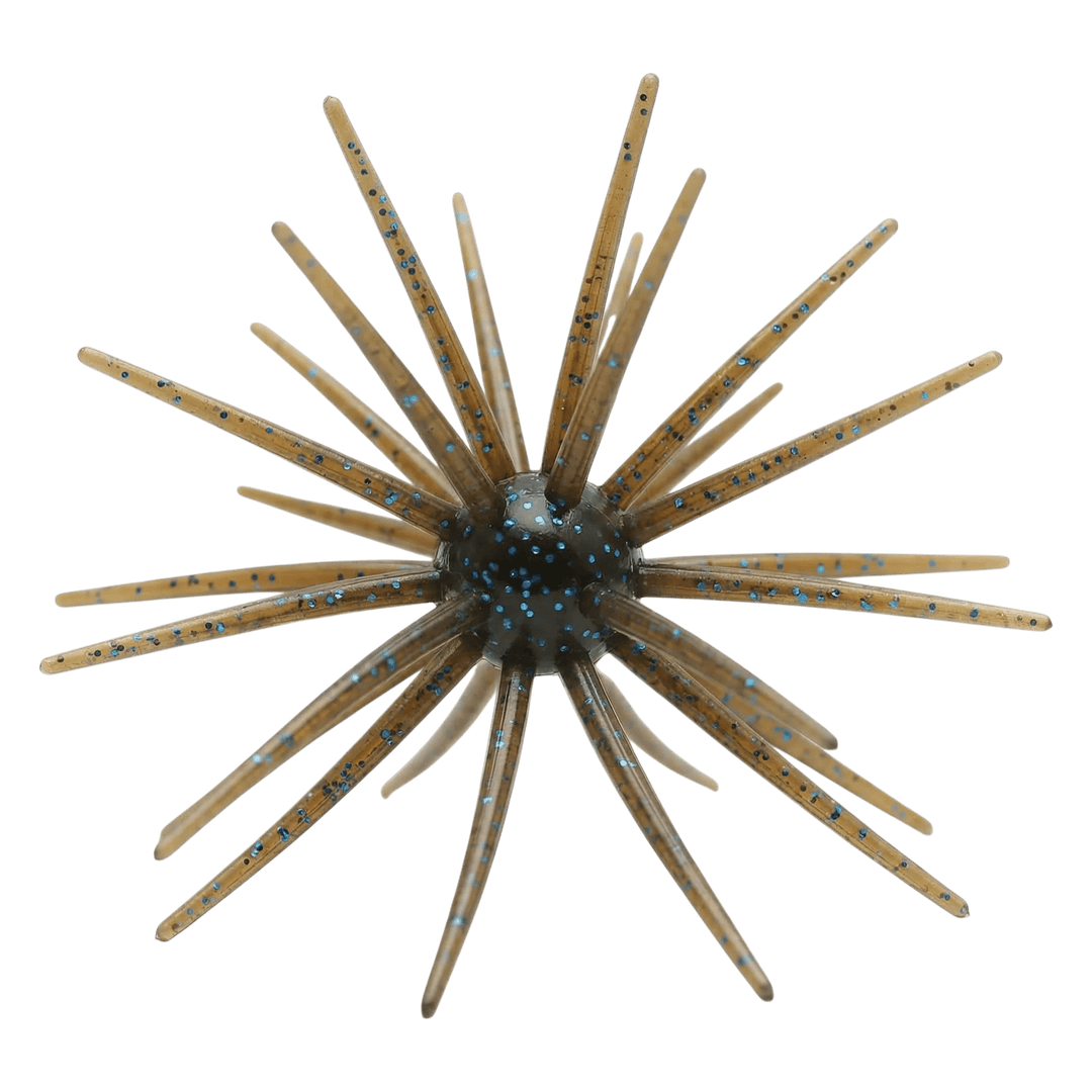 Skinny Bear - Shake'Em Up Urchin Bait Skinny Bear Bass Jigs 19mm Green Pumpkin Oil 