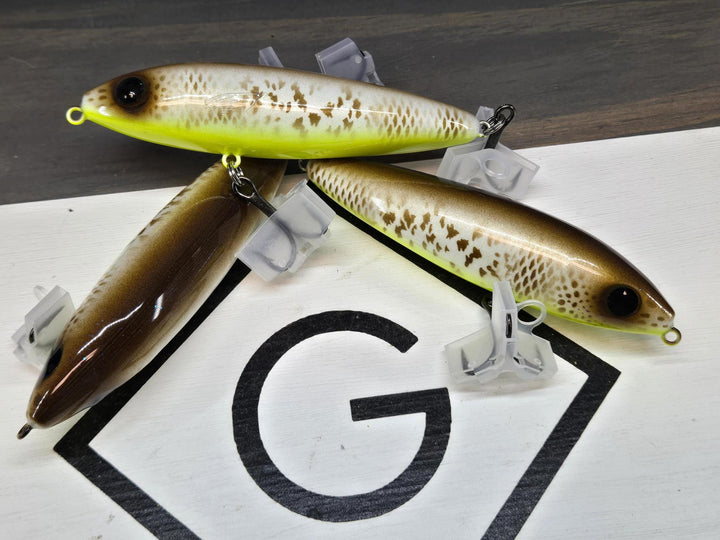Diamond G Custom Baits - Skitter Walk Lure Diamond G Custom Baits Sepia 
