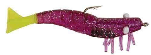D.O.A. - Shrimp Lure D.O.A. Lures 3" Purple/Silver Glitter/Chartreuse Tail 3