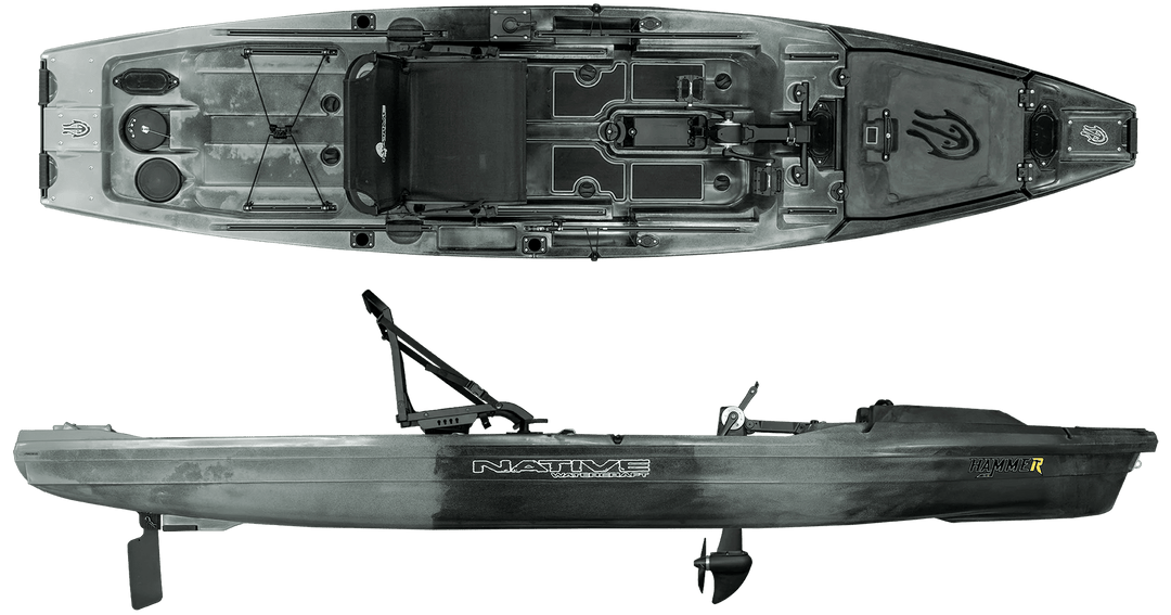 Hammer 1210 Kayak Kayaks Native Watercraft Grey Goose 