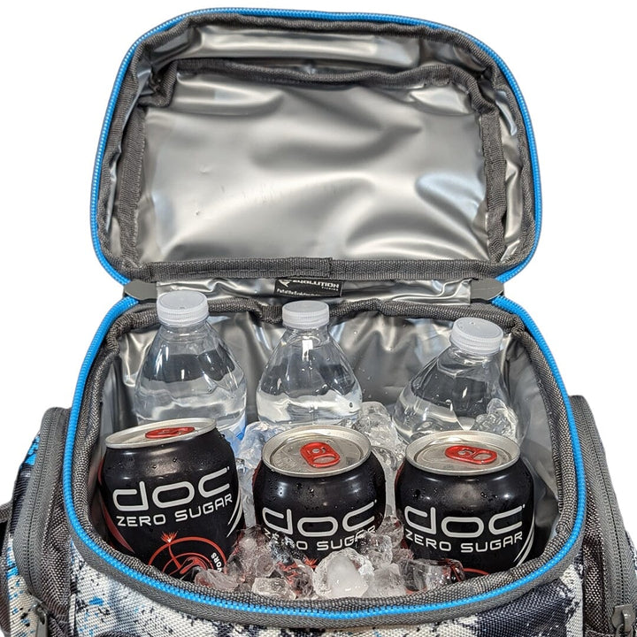 Largemouth 3600 Tackle Backpack with Cooler Top Tackle Storage Evolution Outdoor 