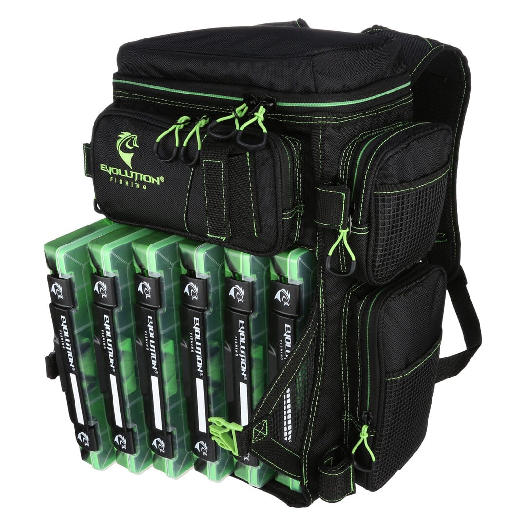 Drift Series 3600 Tackle Backpack with Rod Holders & QuikLatch