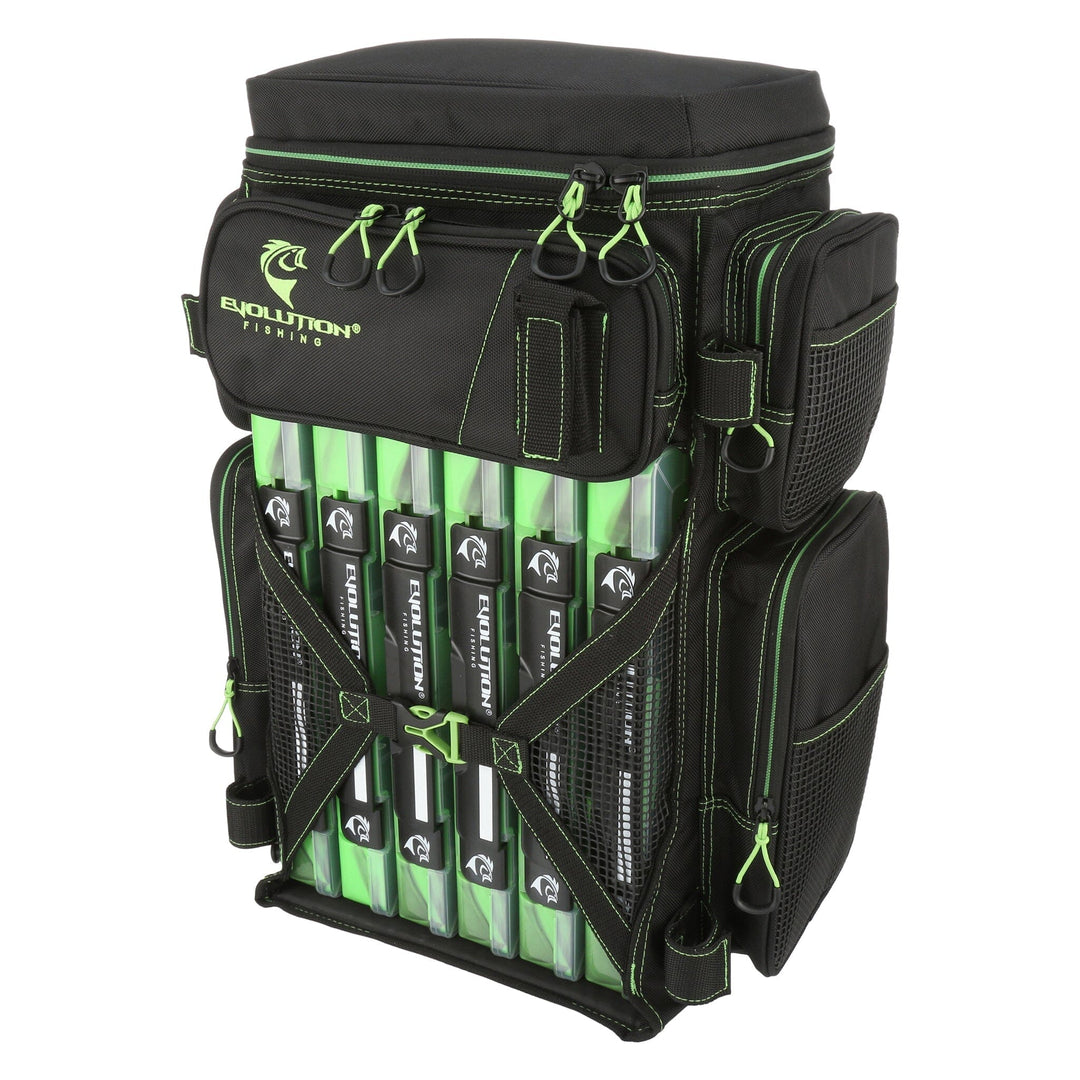 Drift Series 3700 Tackle Backpack Tackle Storage Evolution Outdoor Green 