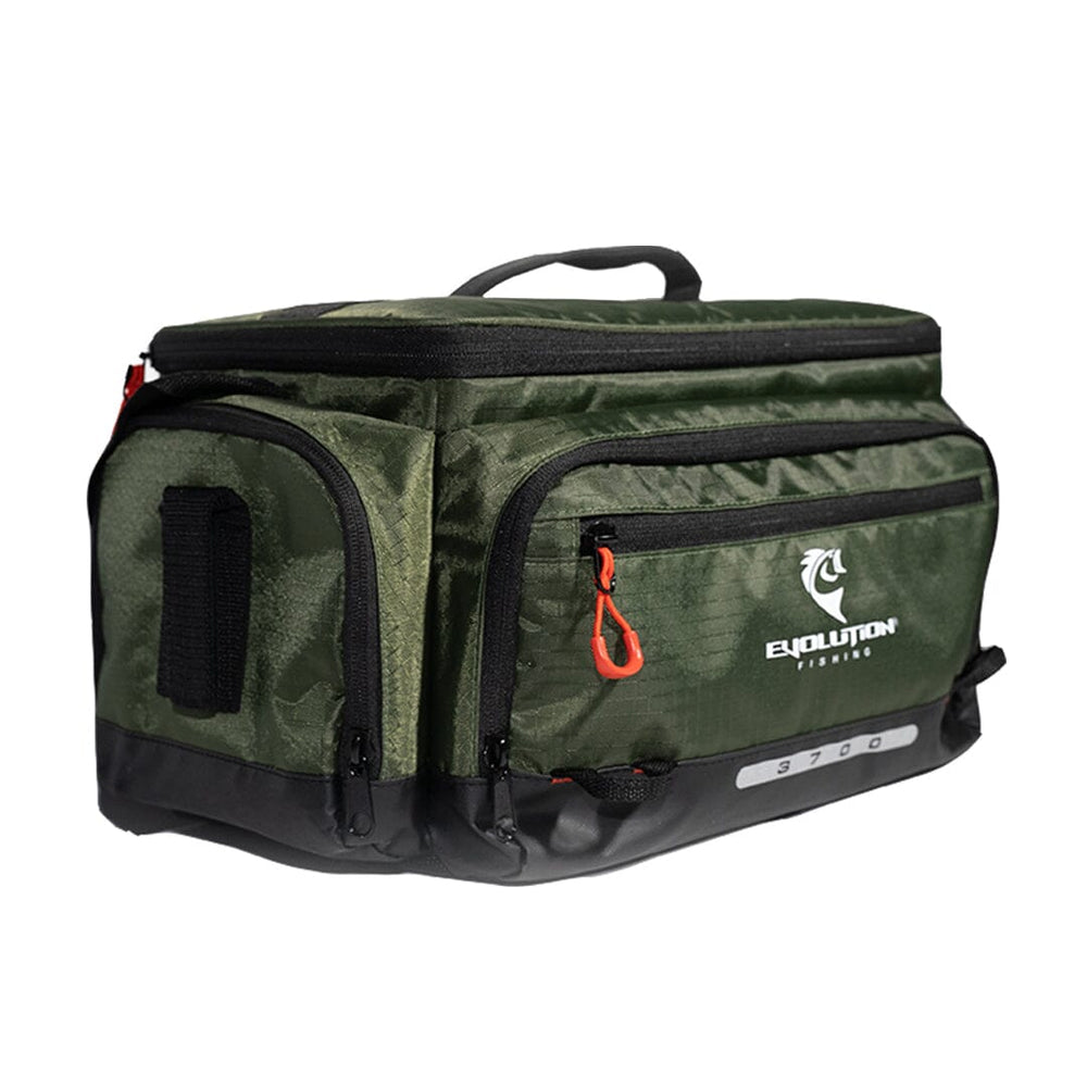 3700 Smallmouth Tackle Bag - Olive Tackle Storage Evolution Outdoor 