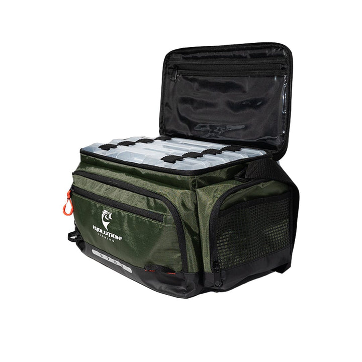 3700 Smallmouth Tackle Bag - Olive Tackle Storage Evolution Outdoor 