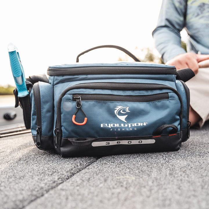 3600 Smallmouth Tackle Bag - Blue Tackle Storage Evolution Outdoor 