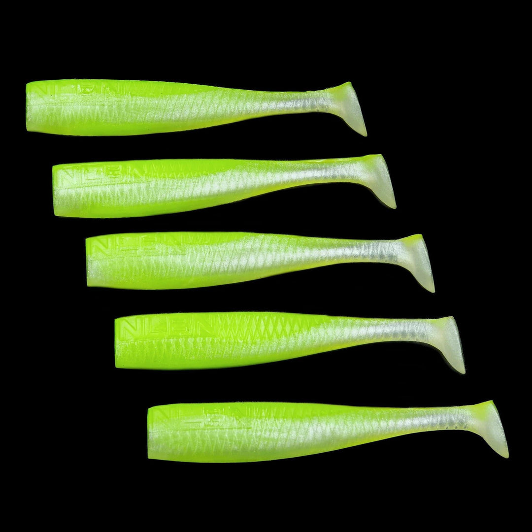 NLBN - 3.75" Paddle Tail Lure NLBN Limesider 