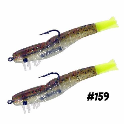 H&H TKO Shrimp Double Rig Lure H&H Lure Company 1/4oz Cock of the Walk 