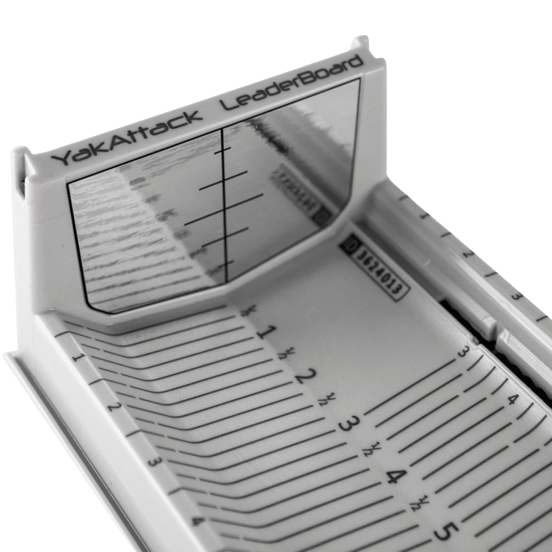 LeaderBoard - 28" Measuring Board with Built-In Identifier Holders and Cull Tabs, Overcast Grey YakAttack 