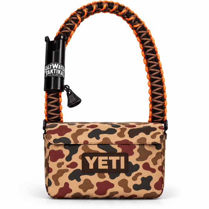 Salt Water Taktikal - Limited Edition Wetlands Camo Combo Salt Water Taktikal 3L Duck Camo (Orange & Brown Strap) 