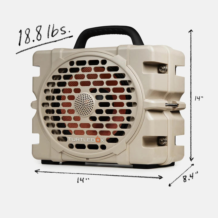 TURTLEBOX Grande Waterproof Portable Big Speaker Accessories Turtlebox 