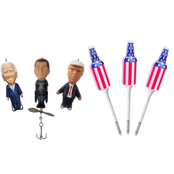 donald trump fishing lure A LIST LURES & Biden Topwater Lures Pack : Sports & Outdoors The votes are in Fishing with a Donald Trump