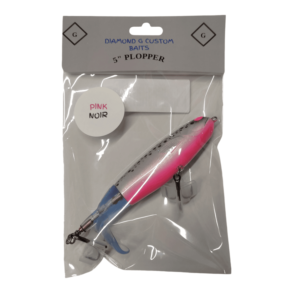 Diamond G Custom Baits - 5" Plopper Diamond G Custom Baits Pink Noir 