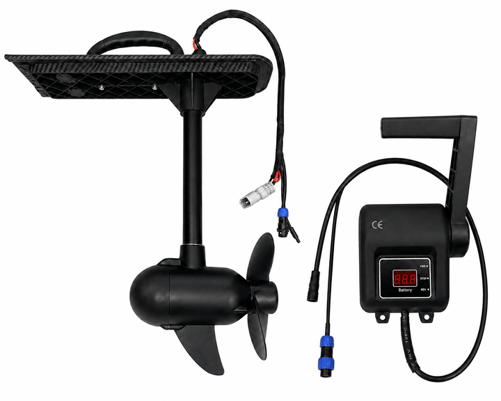 Pro Fish Gear Drop-In Electric Pod Motor System – 12V/24V Hand Throttle Motor for Fin Stalker & Fin Finder Kayaks Line Cutterz 