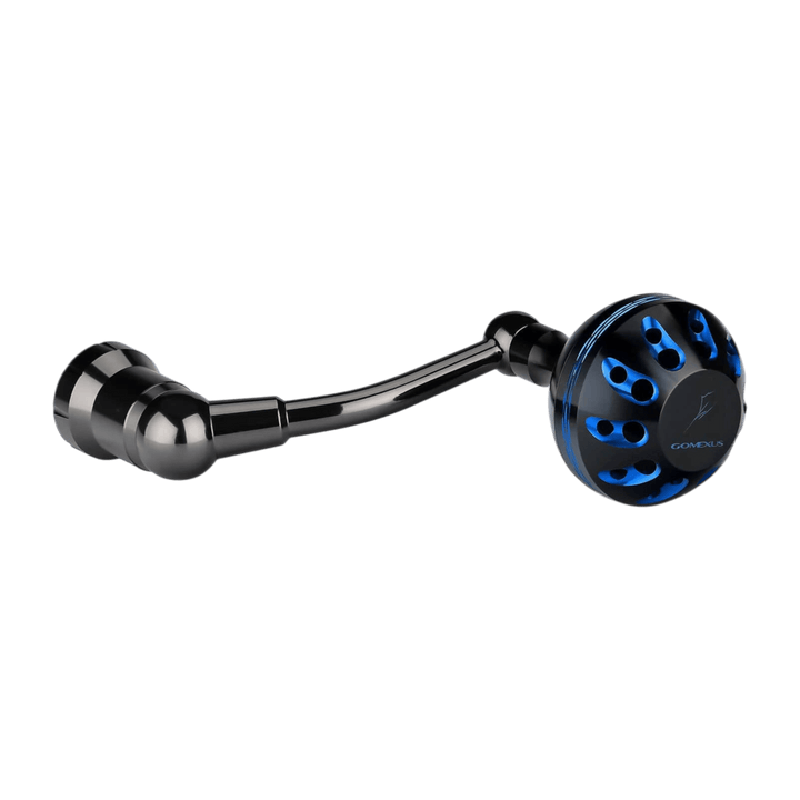 Gomexus Plug&Play Aluminum Power Handle For Daiwa Saltist Spinning Reel Gomexus Saltist 4000/MQ 5000-6000 Black/Blue 