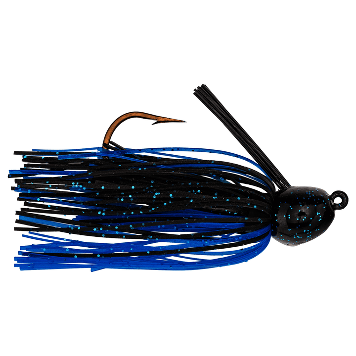 Strike King - Bitsy Bug Mini Casting Jig Strike King Lure Company Black/Blue 1/4oz 
