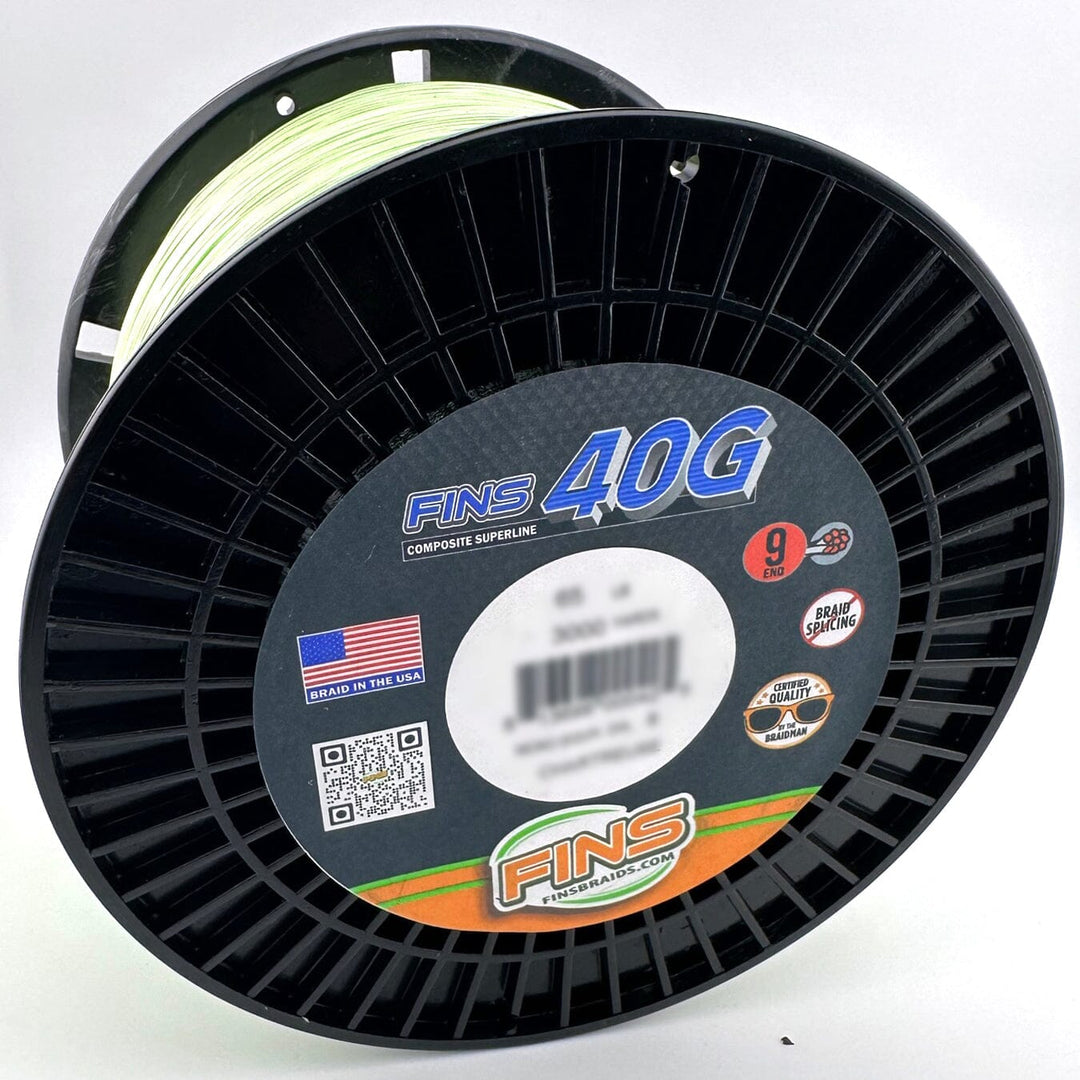 40G Fishing Braid 15-50lb. Fishing Line FINS Braids 