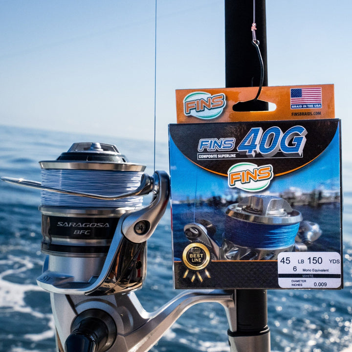 40G Fishing Braid 15-50lb. Fishing Line FINS Braids 