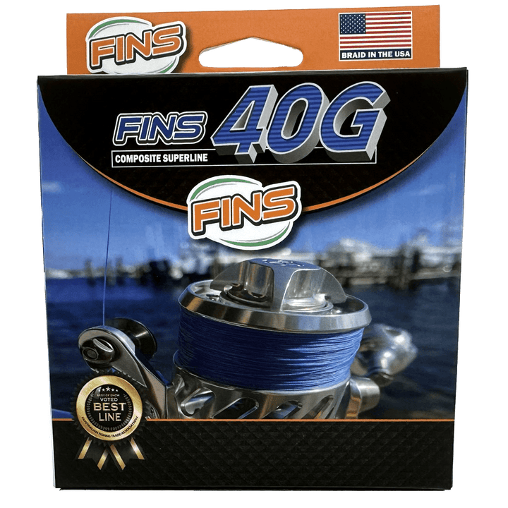 40G Fishing Braid 15-50lb. Fishing Line FINS Braids 