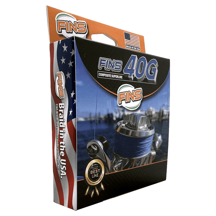 40G Fishing Braid 15-50lb. Fishing Line FINS Braids 