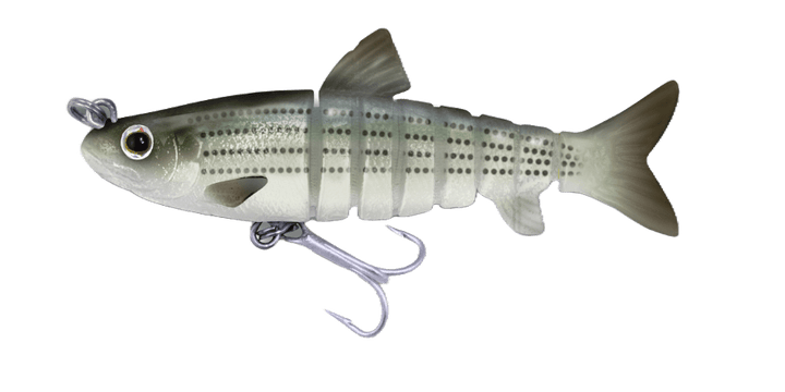 Vudu Mullet Egret Baits 3.5in - 1/4oz Striped Mullet 