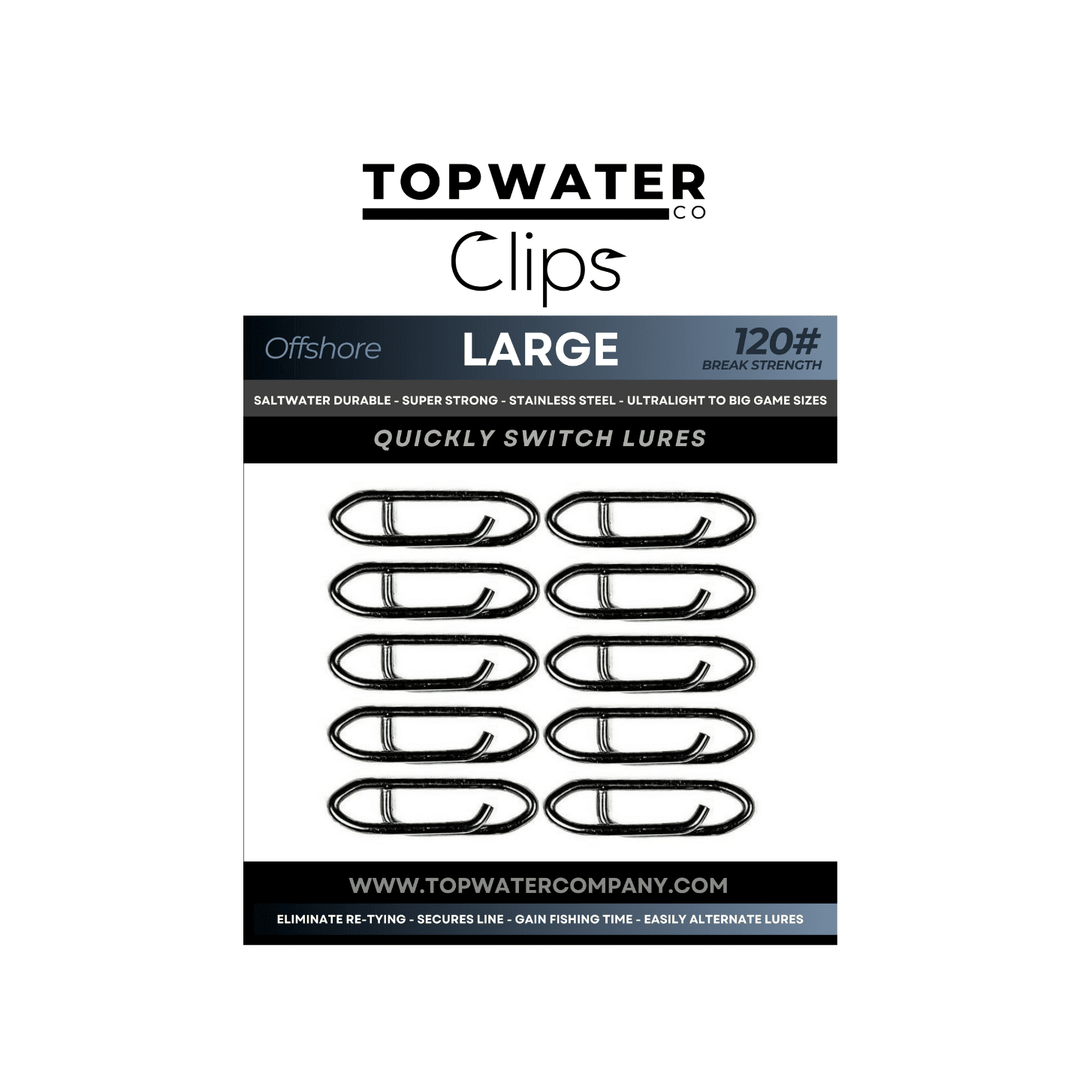 Large Speed Clips (120lbs) Topwater Co 