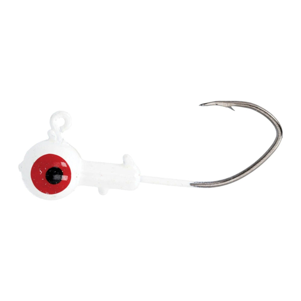 Eagle Claw - Pro-V Ball Head Jig Eagle Claw White 1/32oz 