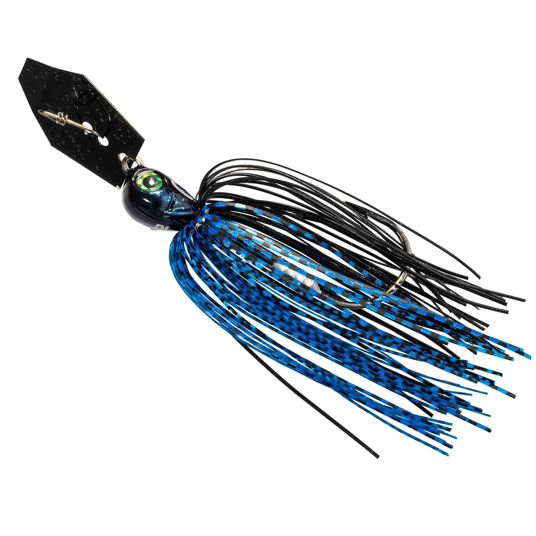 Z-Man - ChatterBait Elite EVO Lure Z-Man Fishing Products 1/2oz Black/Blue 