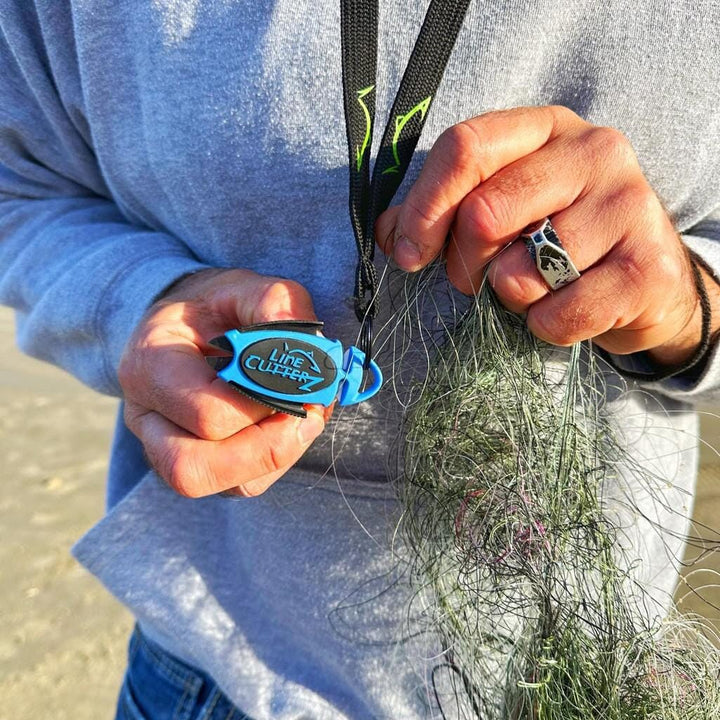 Line Cutterz x 4ocean Conservation Blue Dual Hybrid Micro Scissors Micro Scissors Line Cutterz 