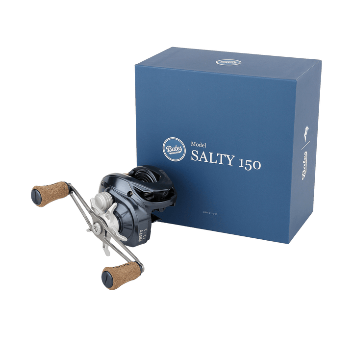 Bates - Salty 150 Low-Profile Baitcast Reel Bates Fishing Co 