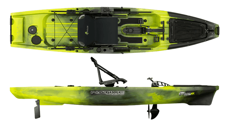 Slayer Propel 12.5 MAX Kayak Kayaks Native Watercraft Gator Green 