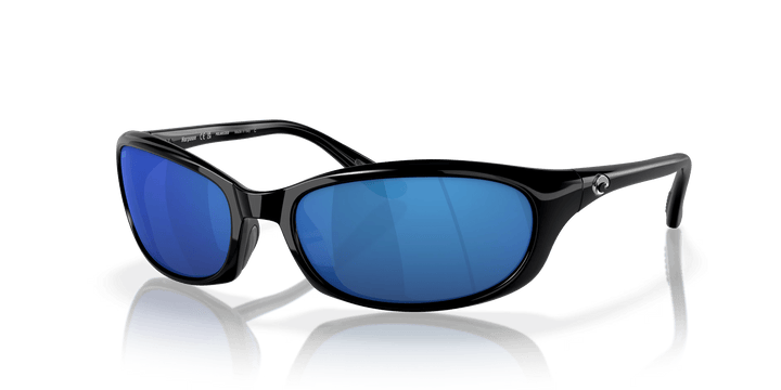 Costa Polarized Sunglasses Accessories Costa Del Mar Harpoon Shiny Black Blue Mirror Polarized Polycarbonate